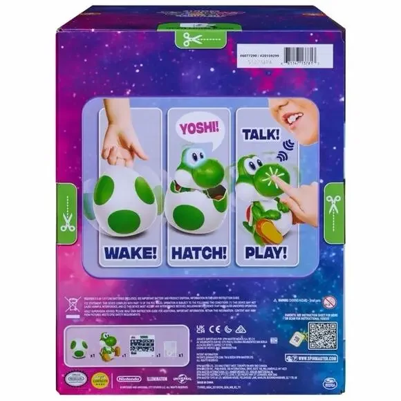 🔥Hatchin' Yoshi The Super Mario Galaxy Movie Interactive Yoshi Figure BNWT🔥 - Picture 10 of 10